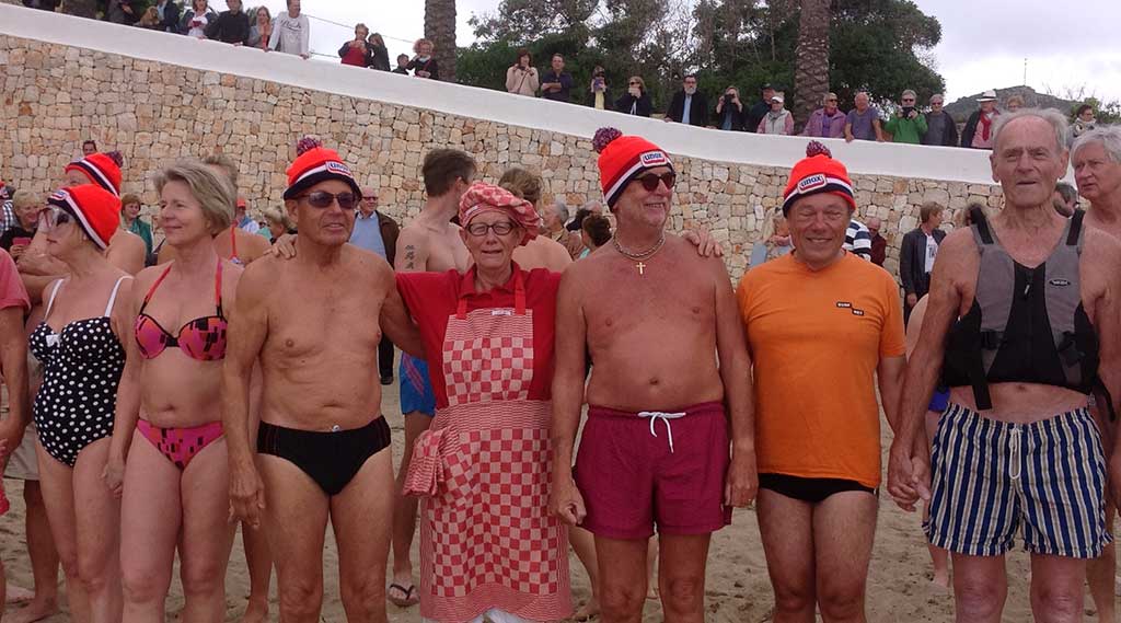 Fotoverslag nieuwjaarsduik